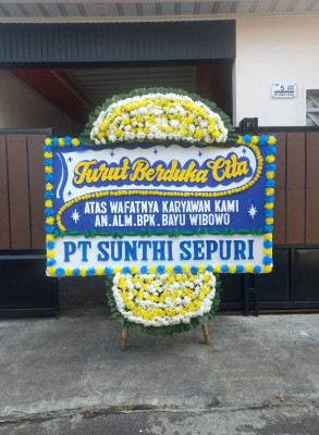 Papan Bunga Duka di Pekalangan