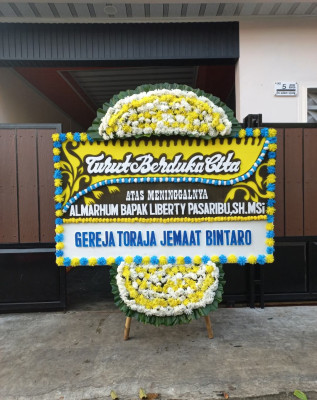 Papan Bunga Duka di Pekalangan