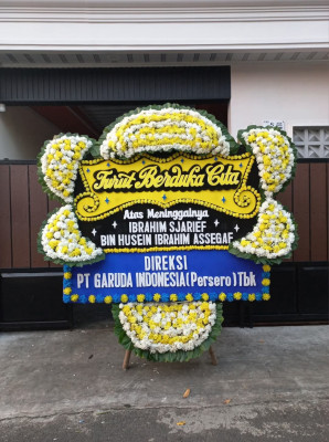 Papan Bunga Duka di Pekalangan