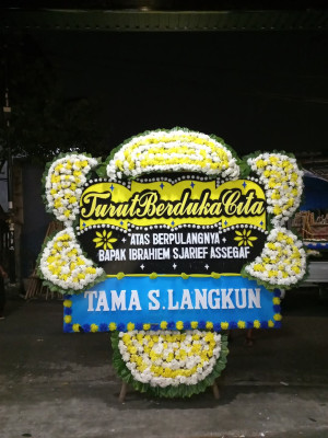 Papan Bunga Duka di Pekalangan
